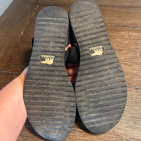 Sorel Ella leather stretch straps gladiator sandals size 7.5 - Picture 7 of 8